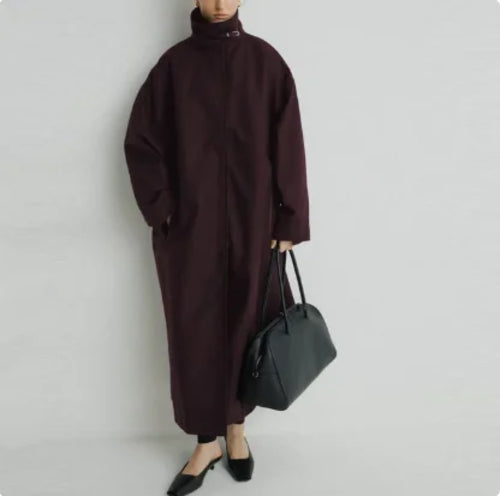 2025 Women Autumn Winter Oversized Trench Long coat Stylish Thick Warm