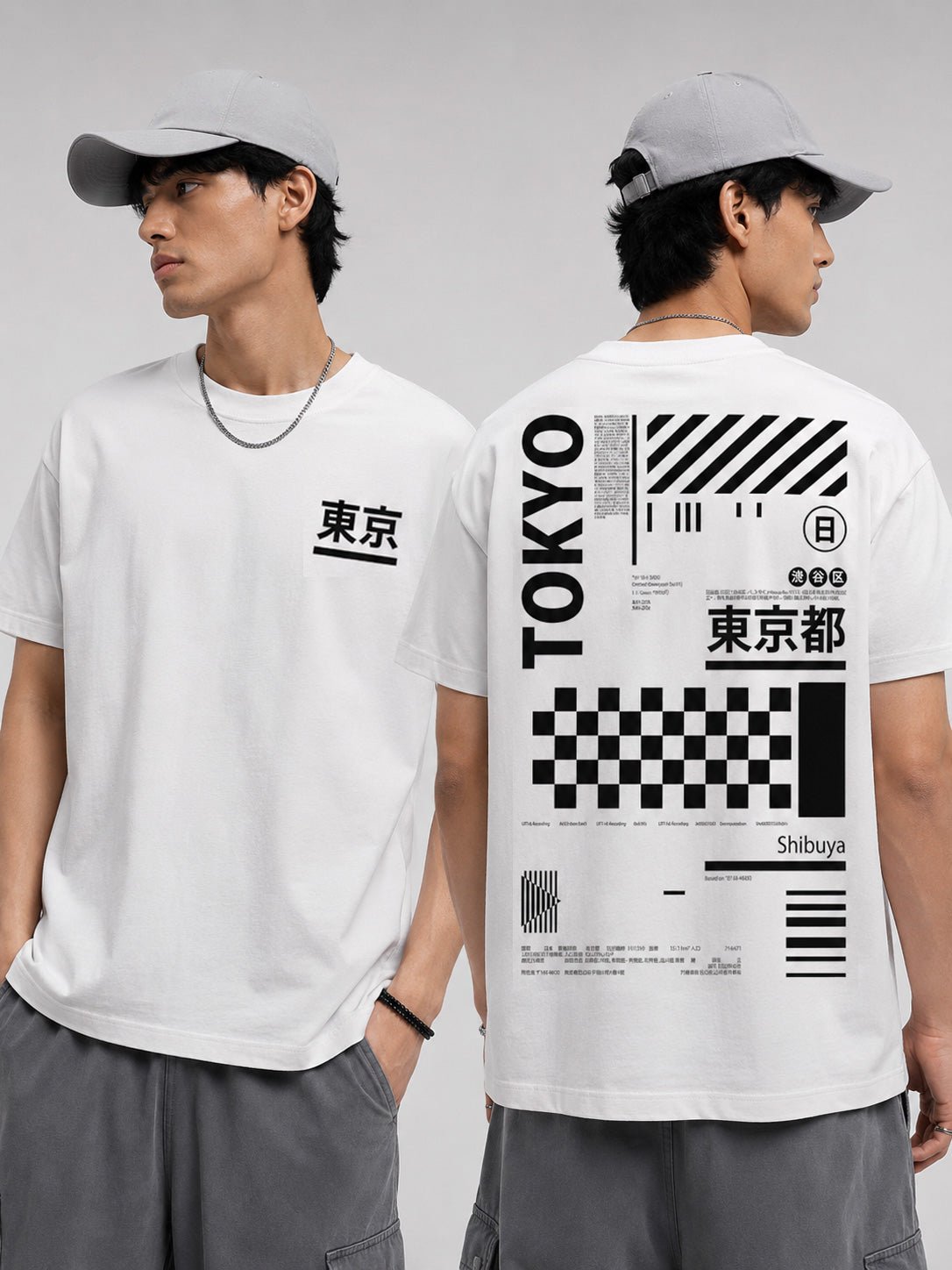 Tokyo Grid Tshirt-0
