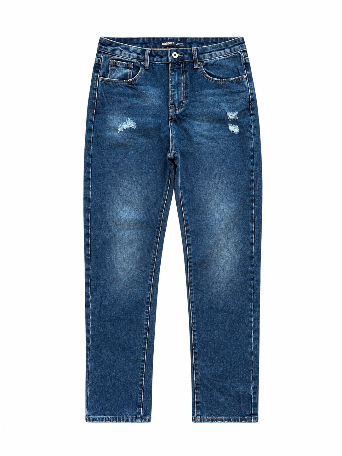 Spodnie jeans szerokie
