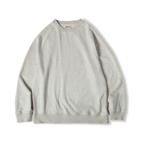 Men's Retro Washed Heavy Fabric Crewneck Sweater – Vintage Casual