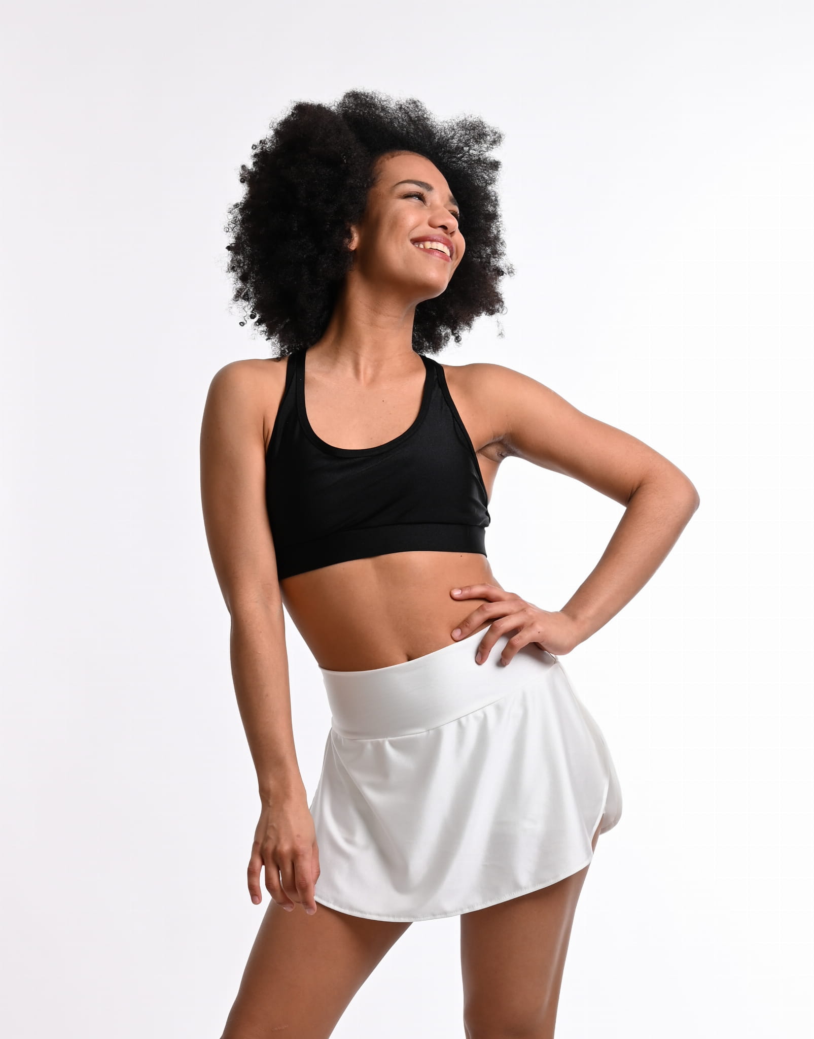 Samba Skirt WHITE-2
