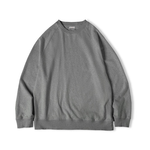 Men's Retro Washed Heavy Fabric Crewneck Sweater – Vintage Casual