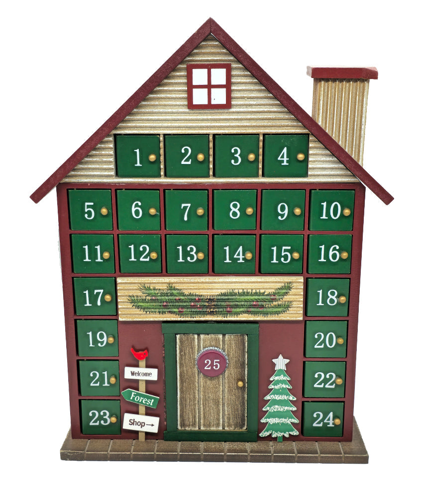 Cottage Advent Calendar F07AM9-38-Y02025R-0
