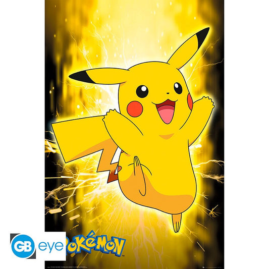 Pokemon maxi poszter 91,5x61cm Pikachu Neon-0
