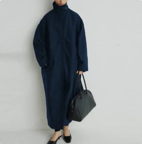2025 Women Autumn Winter Oversized Trench Long coat Stylish Thick Warm