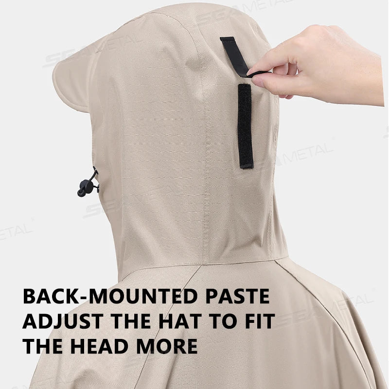 BLALION Thicken Oxford Waterproof Rain Gear Rain Poncho Unisex Fashion