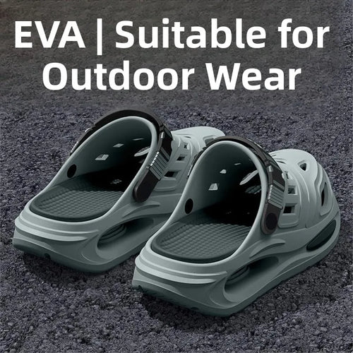 Summer Men's Outdoor Slippers Thick Bottom Anti-slip Clog Shoes