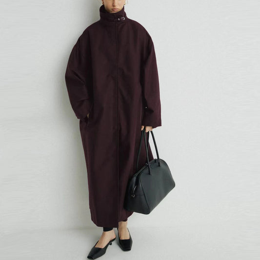2025 Women Autumn Winter Oversized Trench Long coat Stylish Thick Warm