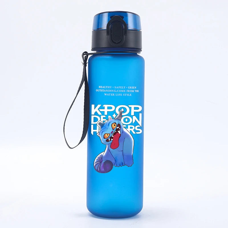 K Pop Demon Hunters Water Bottle Girls Summer Sports Large Capacity