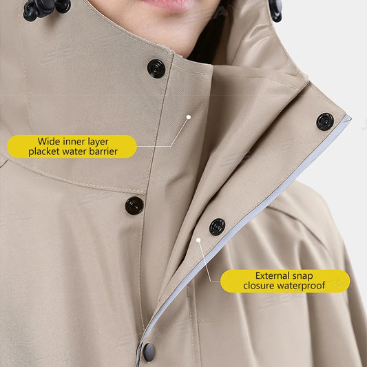 BLALION Thicken Oxford Waterproof Rain Gear Rain Poncho Unisex Fashion