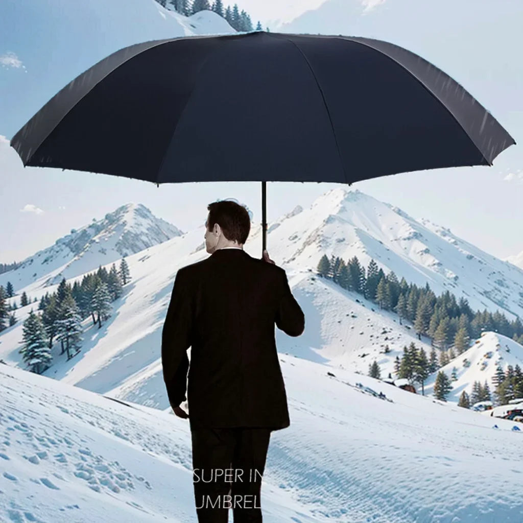 130CM Oversized Folding Umbrella Windproof and Waterproof Large Sun